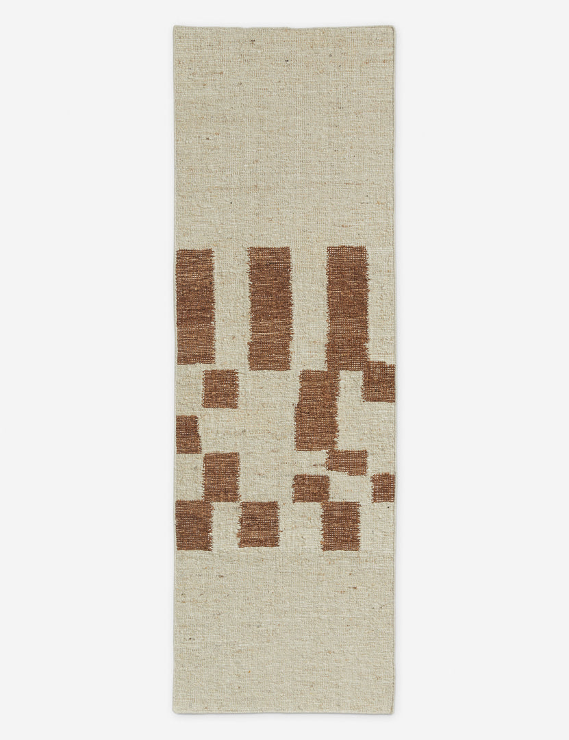 #size::2-6--x-8--runner | Mosaic Handwoven Wool Runner Rug by Elan Byrd.