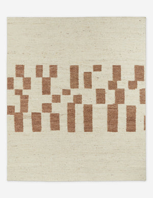 Mosaic Handwoven Wool Rug by Elan Byrd.