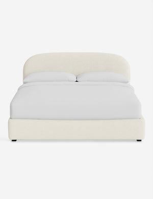 Open Box: Neve Platform Bed, Cotton Luxe Boucle King by Aimee Song