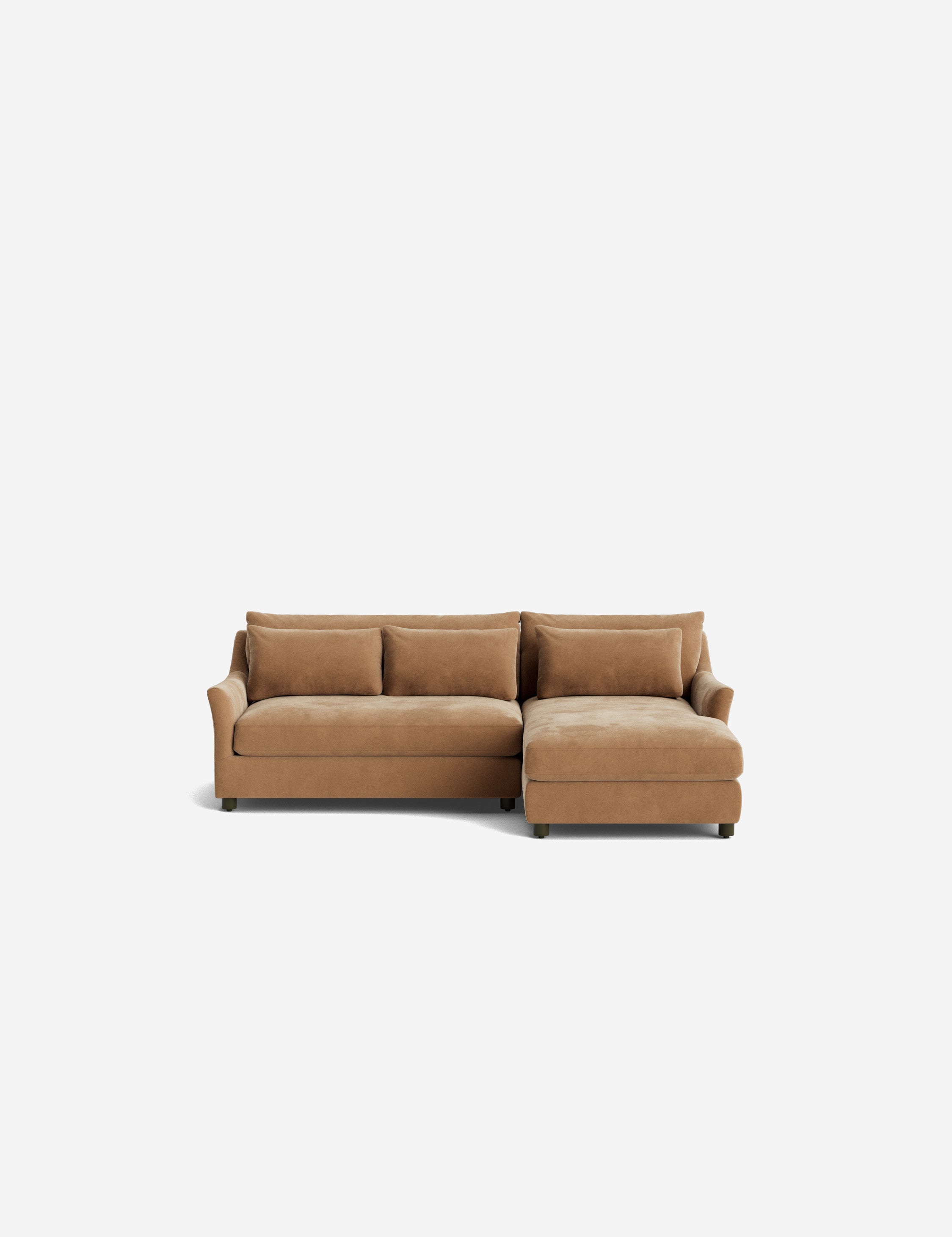 #color::caramel-vintage-velvet #size::101-W #configuration::right-facing