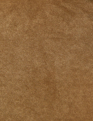 Cognac Velvet Fabric Swatch