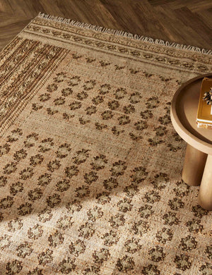 Keziah Flatweave Jute-Blend Rug Swatch, Moss