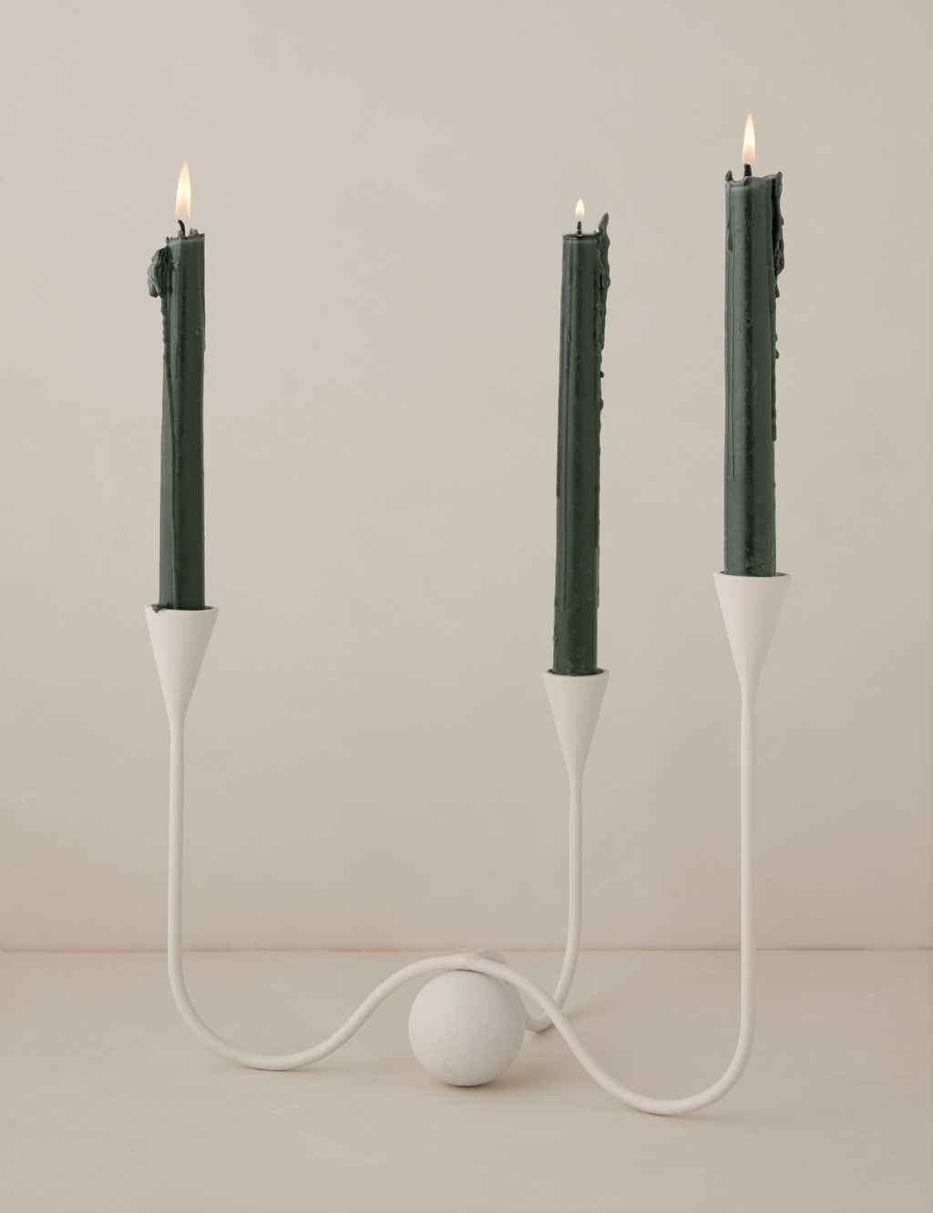 Orb Candelabra by Sarah Sherman Samuel (Ivory)