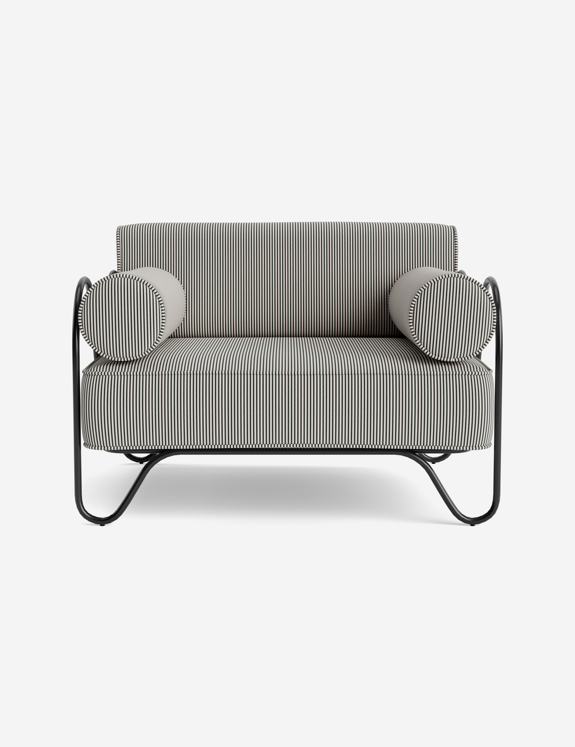 #Peggy-Outdoor-Accent-Chair-Cushion-by-Sarah-Sherman-Samuel-(Color)::black-tie-perennials-jake-stripe