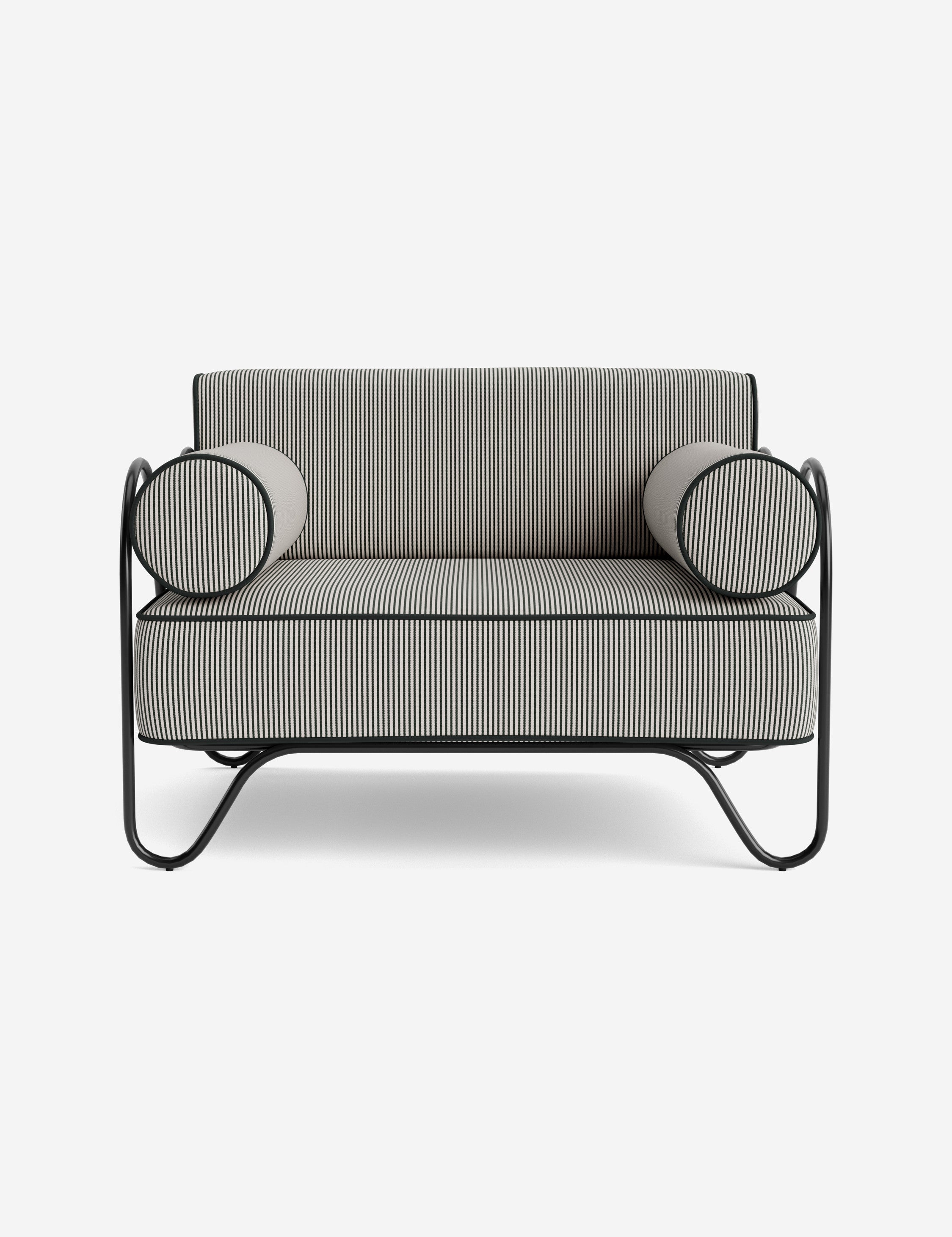 #Peggy-Outdoor-Accent-Chair-Cushion-by-Sarah-Sherman-Samuel-(Color)::perennials-jake-stripe-black-tie-canvas-black