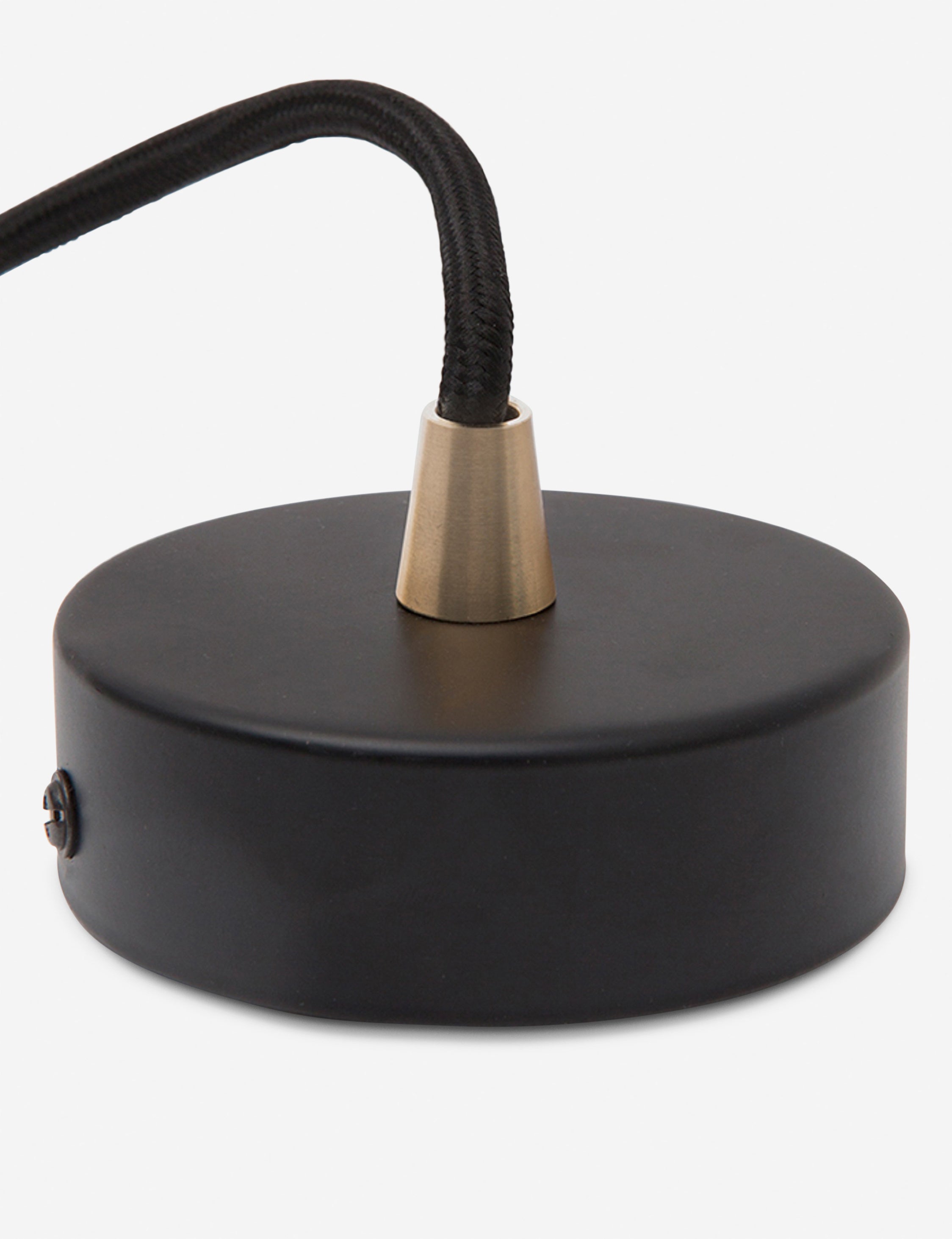 Mini Oak Globe LED Pendant Light with Matte White Glass