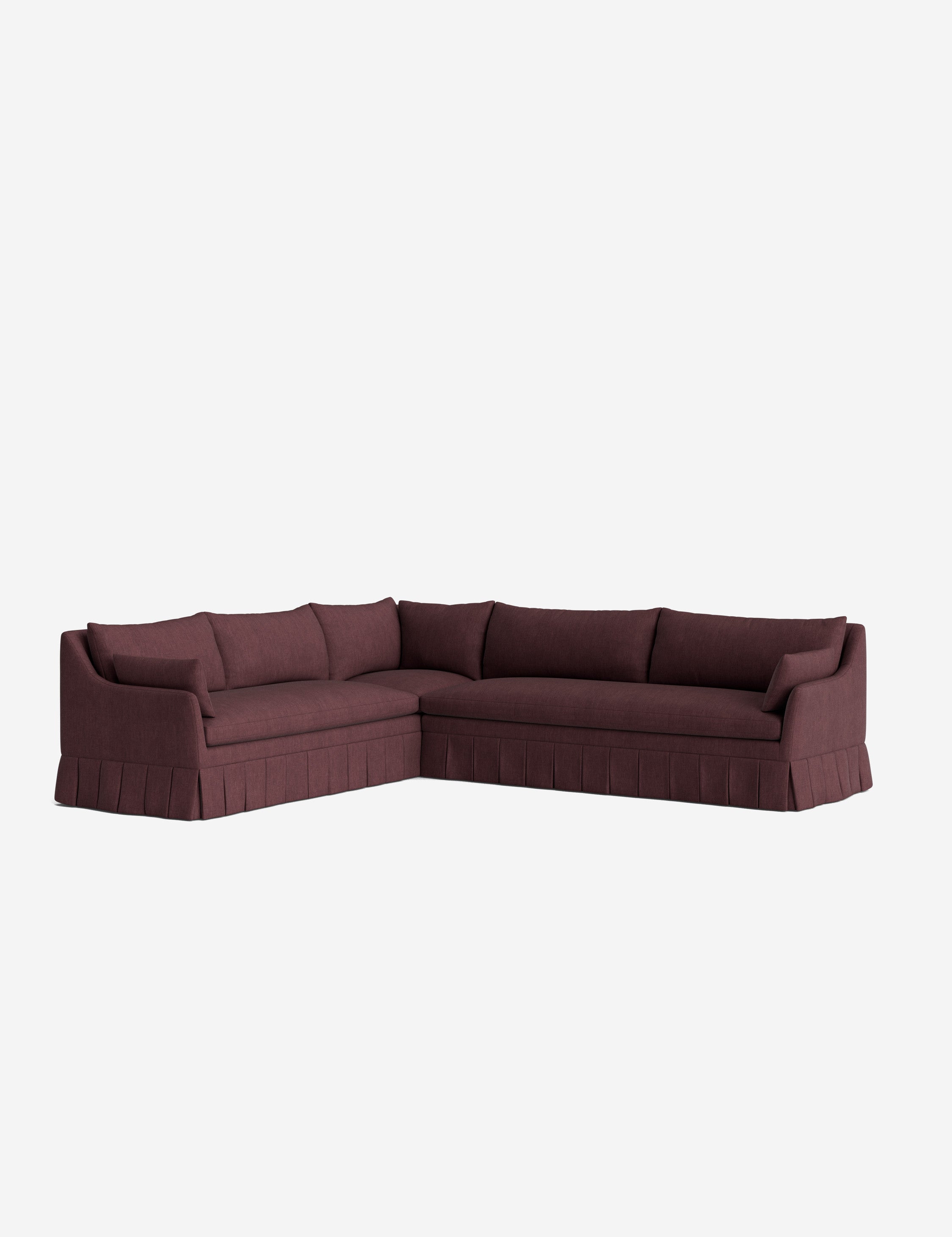#color::oxblood-linen-weave #configuration::left-facing