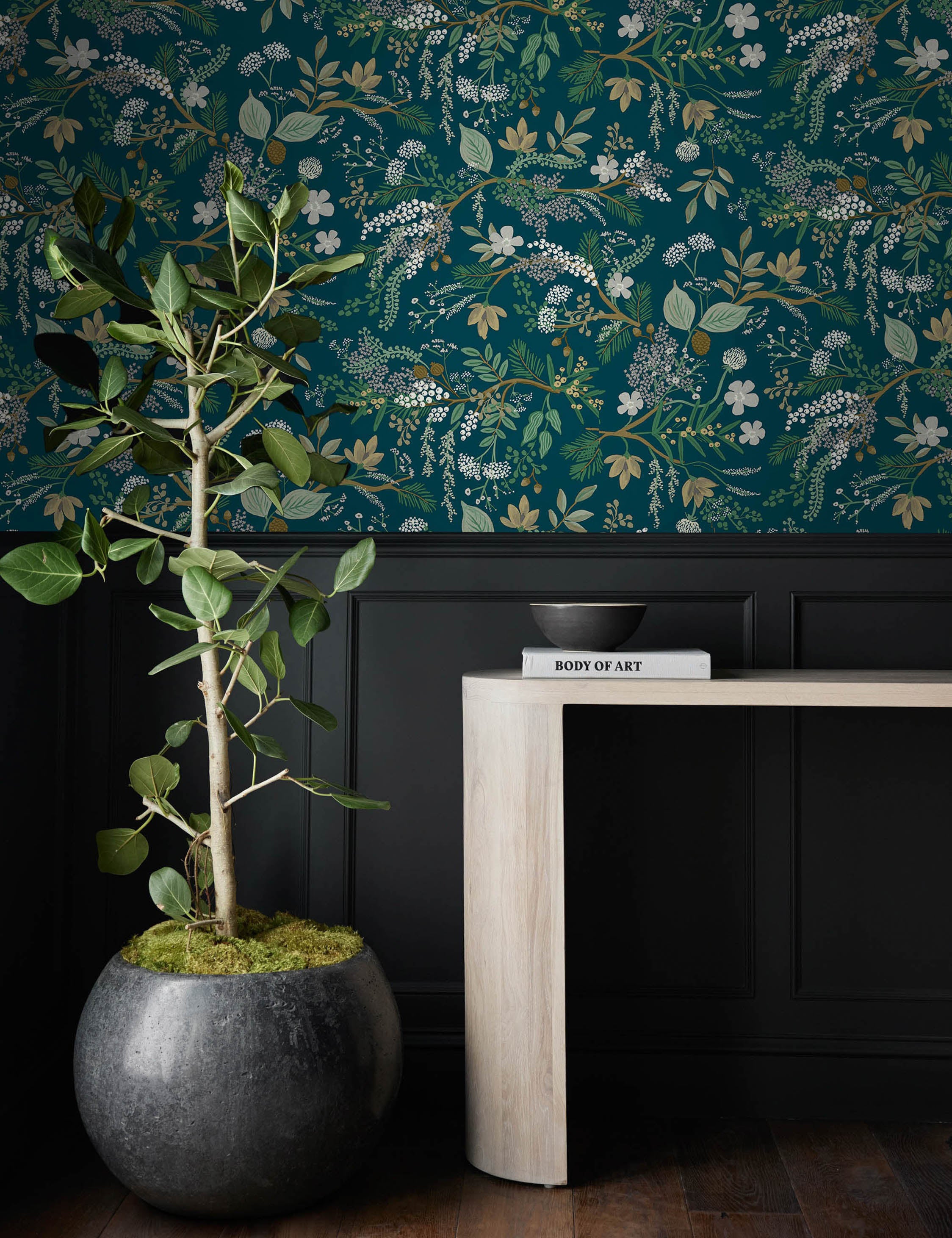 Rifle Paper Co. Juniper Forest Peel + Stick Wallpaper
