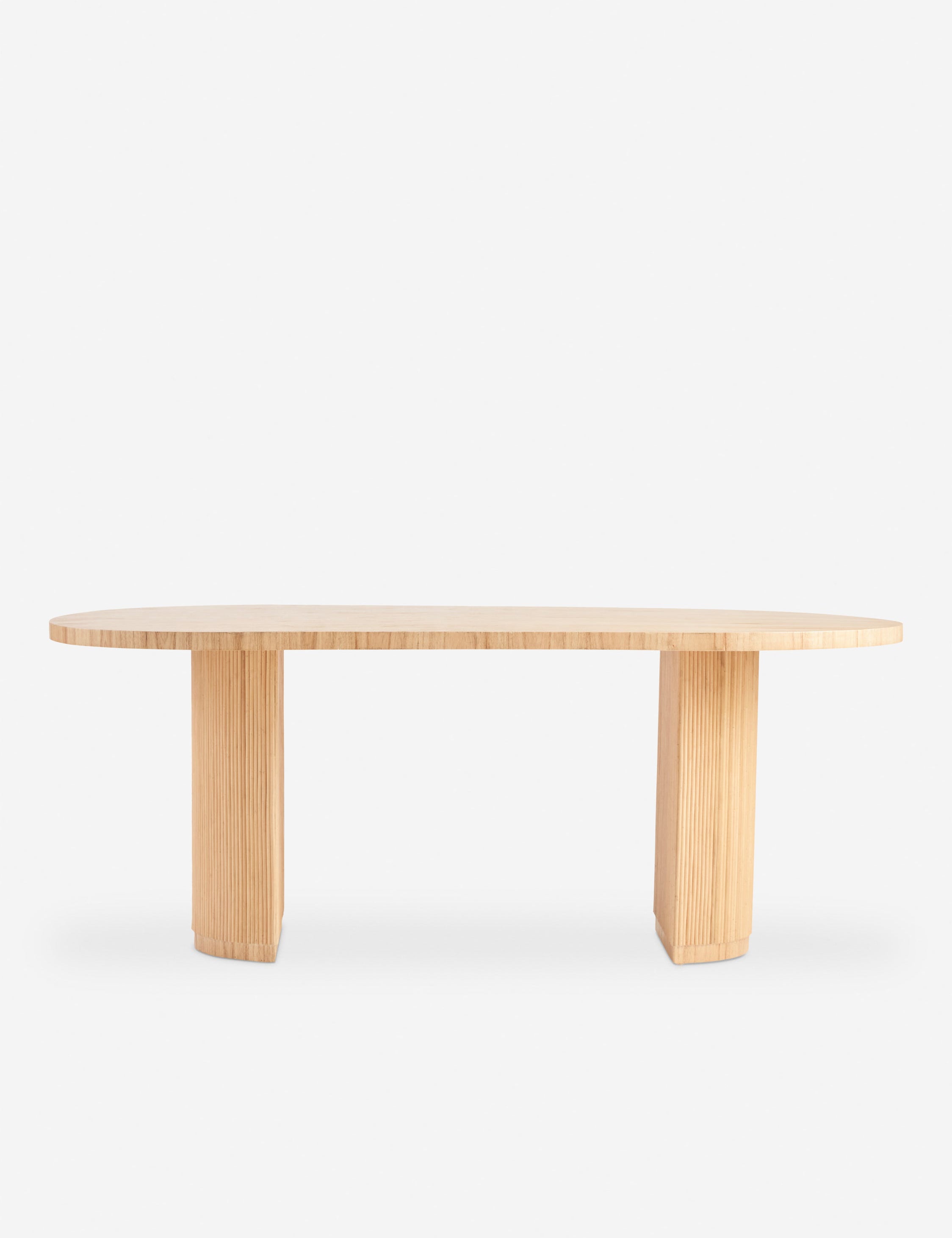 Open Box: Elvia Oval Dining Table, Natural