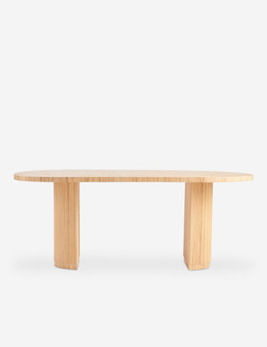 Open Box: Elvia Oval Dining Table, Natural