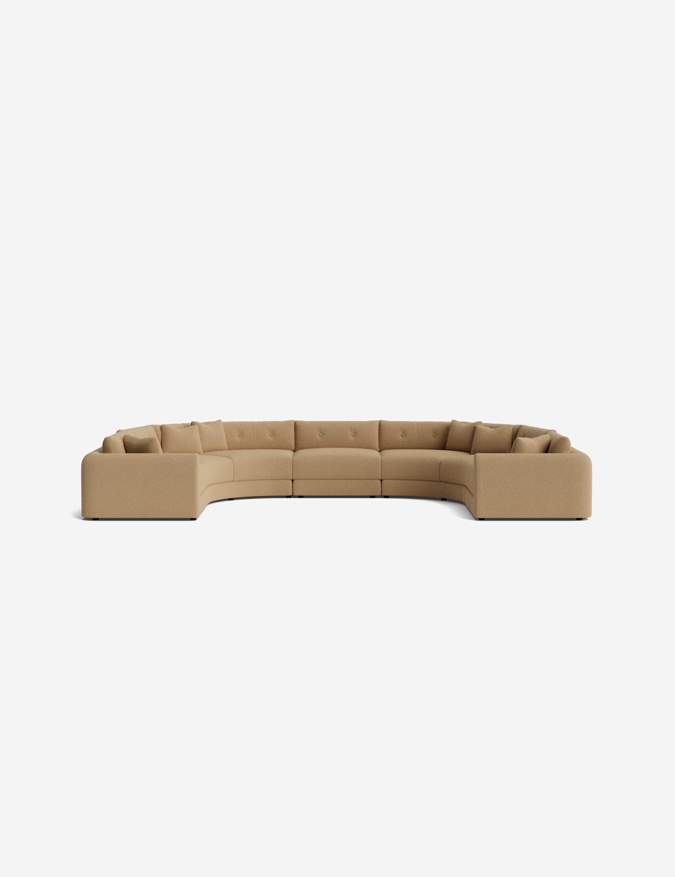 Rosado Modular U-Shaped Sectional Sofa - Thumbnail 2
