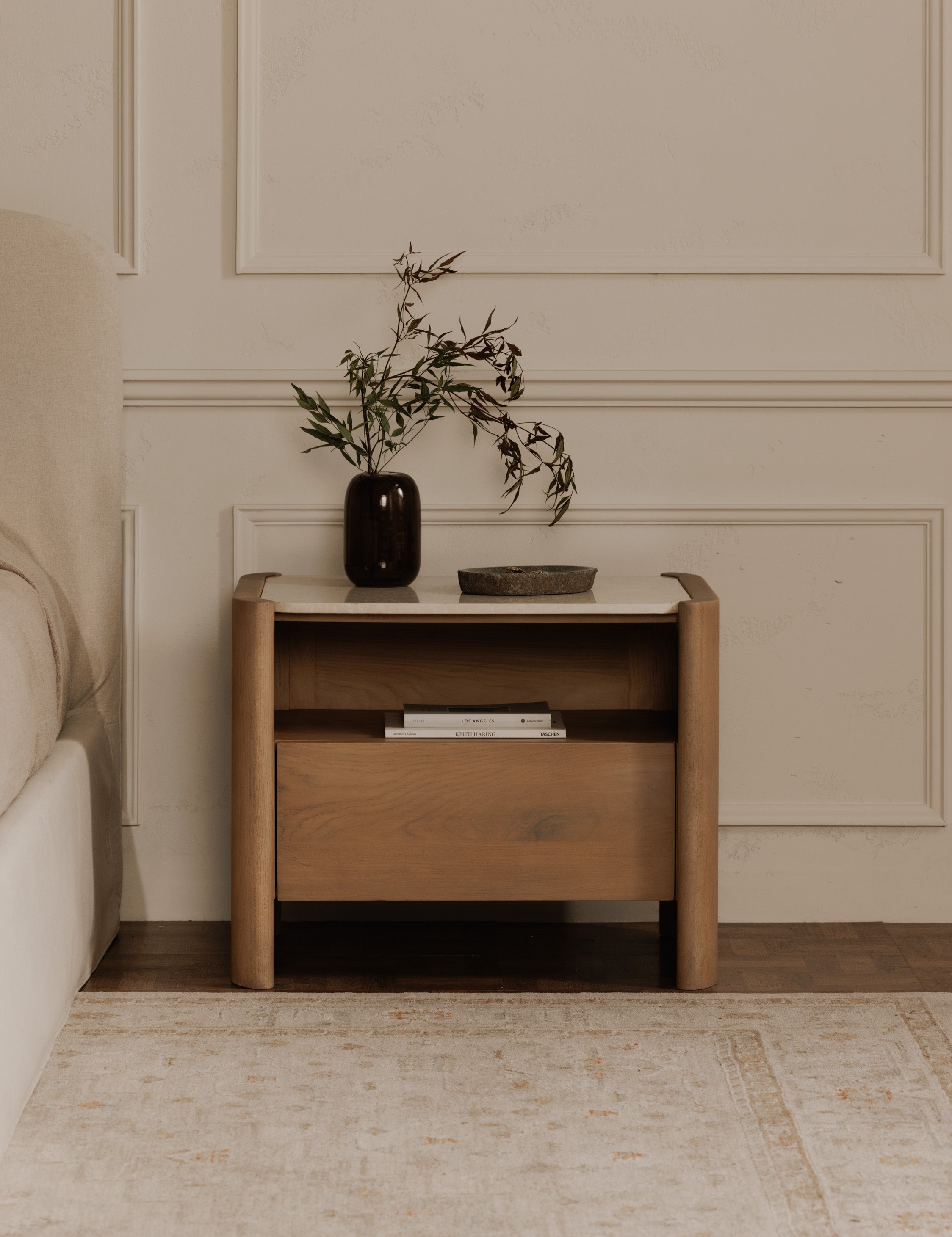 Lindahl Marble Top Nightstand