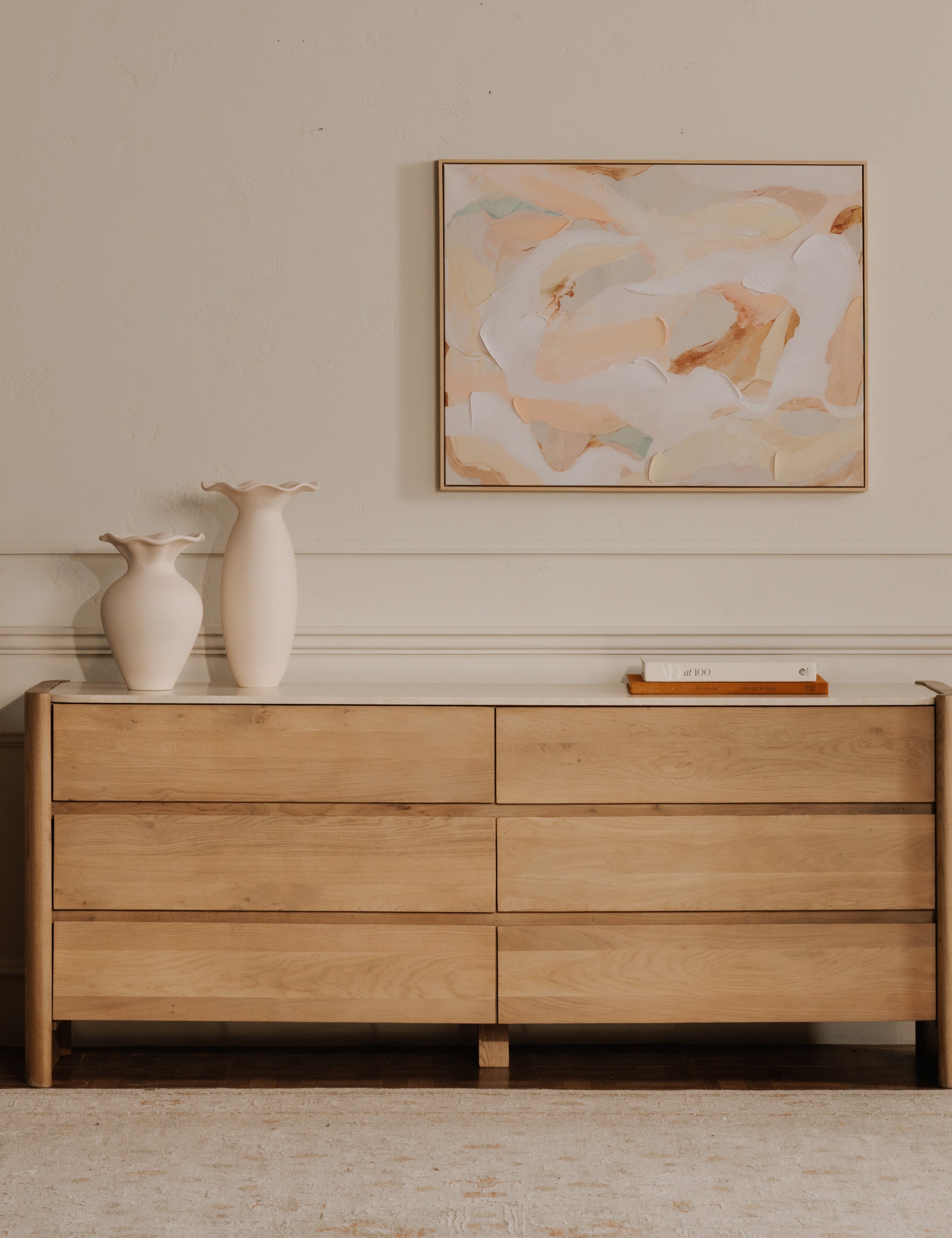 Lindahl Marble Top Dresser
