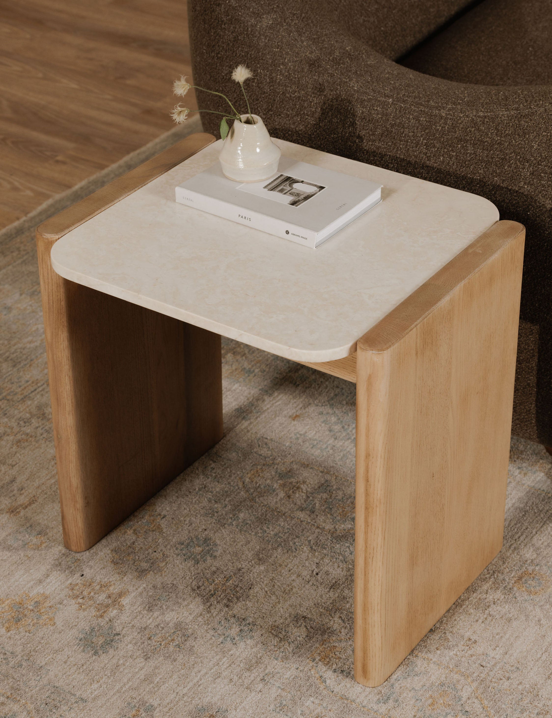 Lindahl Marble Top Side Table