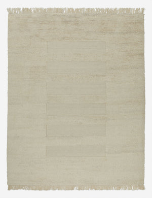 Raita Hand-Knotted Wool Rug Swatch by Sarah Sherman Samuel, Ivory
