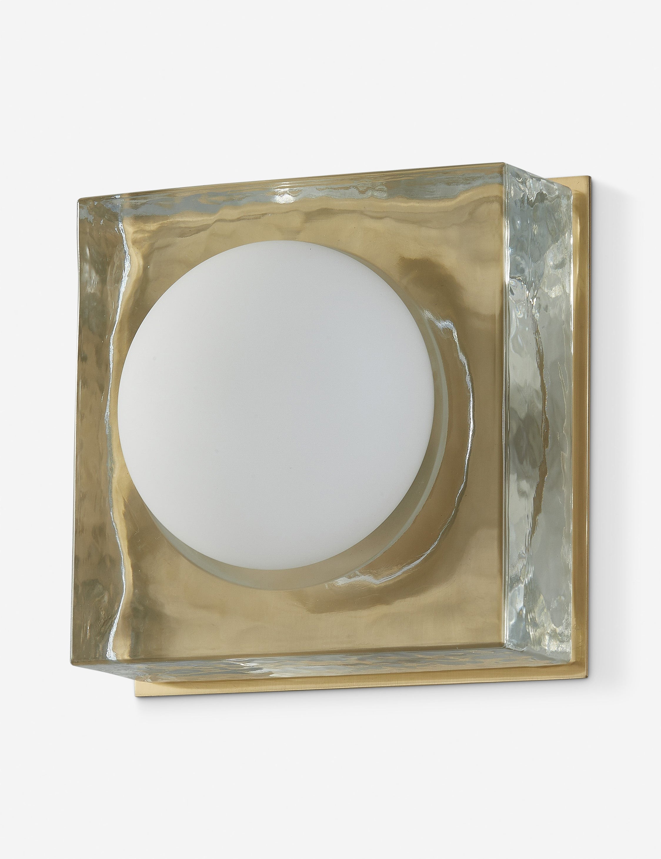 Ravi Square Glass Wall Sconce