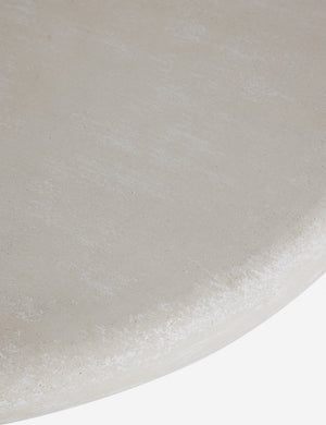 Open Box: Ruiz Indoor / Outdoor Round Coffee Table, Ivory