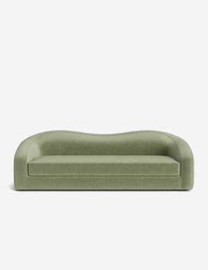 Open Box: Shaw Sofa, Sage Performance Striated Velvet