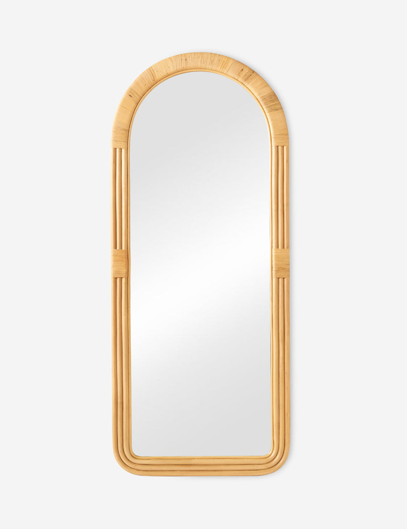 #color::natural | Marsali rattan frame full length mirror