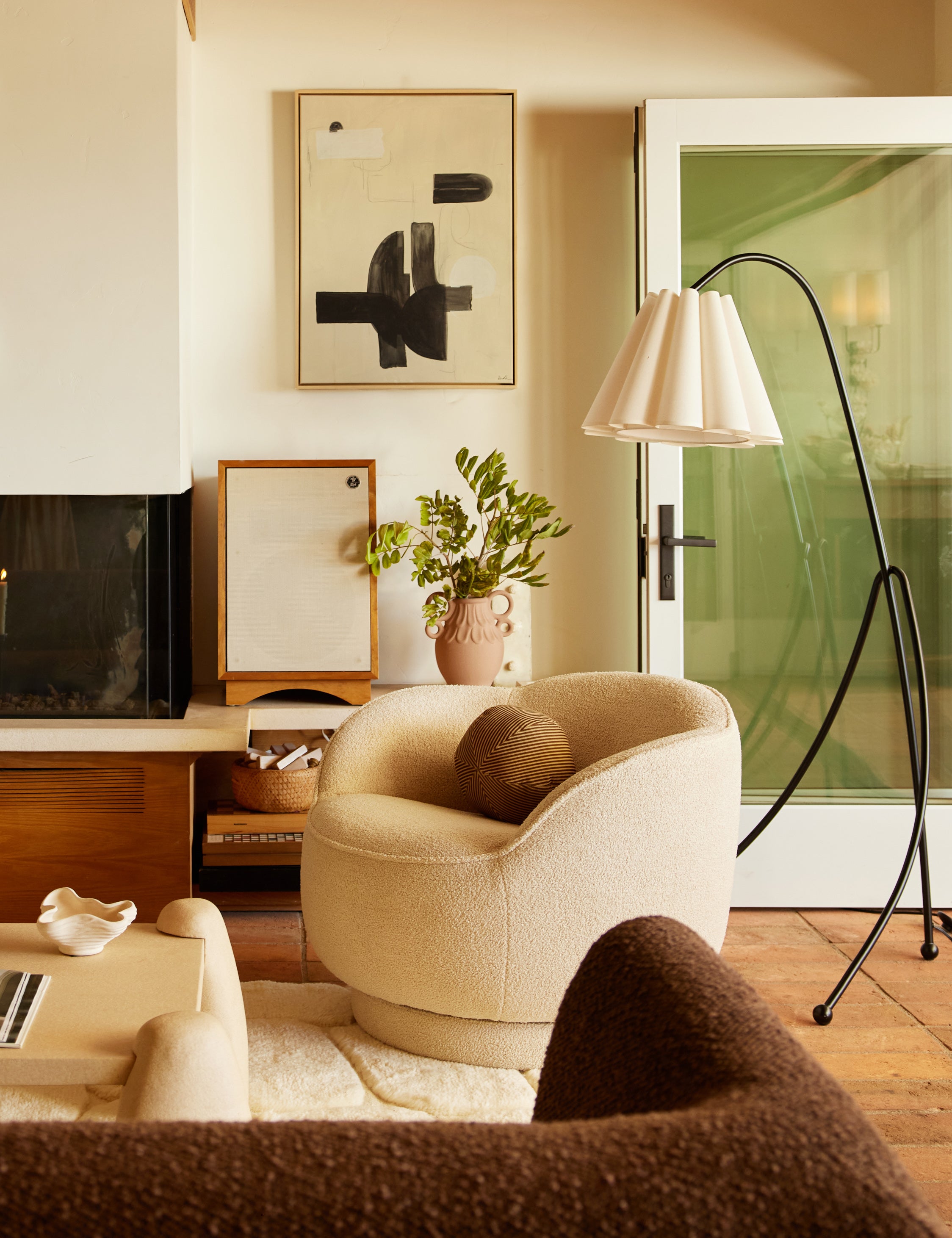 Sarah Sherman Samuel Fern Swivel Chair - Thumbnail 3