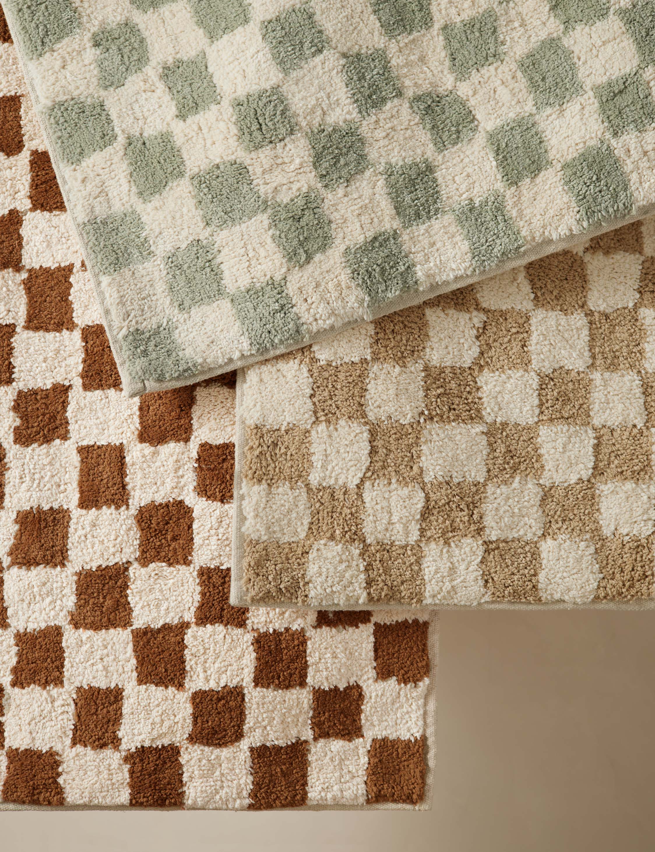 Lulu and Georgia Sarah Sherman Checkerboard Bath Mat - Thumbnail 4