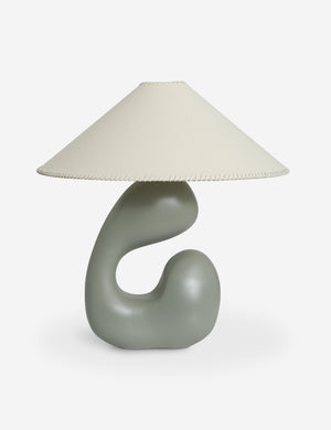 Saguaro Sculptural Ceramic Table Lamp by Elan Byrd.