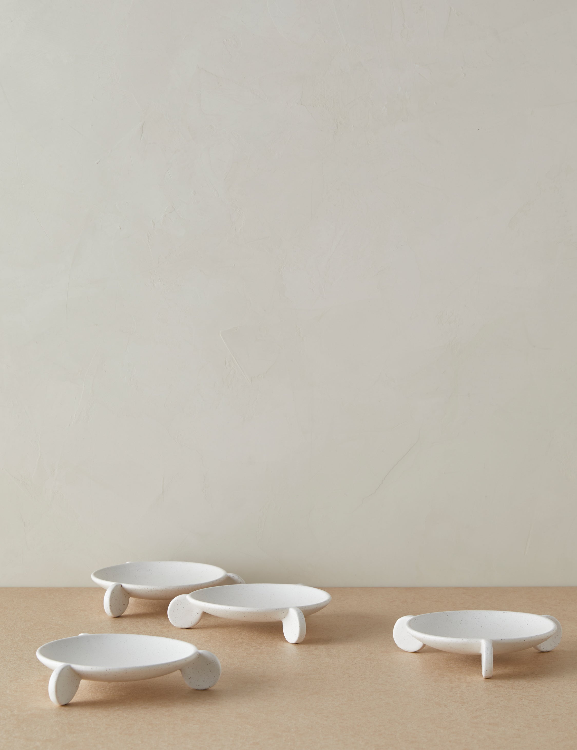 Shapeshifter Stoneware Appetizer Plates (Set of 4)