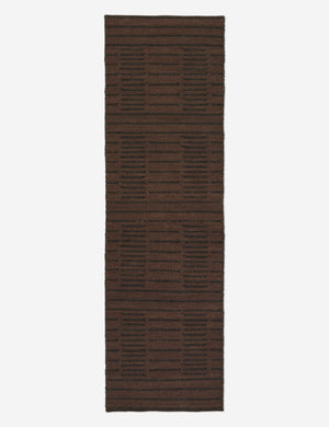 Shere Handwoven Indoor/Outdoor Rug Swatch by Sarah Sherman Samuel, Brown