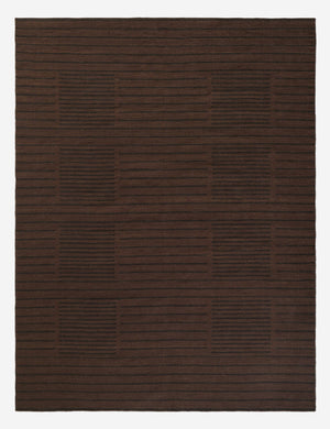 Shere Handwoven Indoor/Outdoor Rug Swatch by Sarah Sherman Samuel, Brown