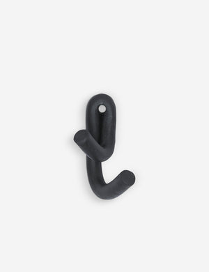 Black Leggy Crossed Wall Hook by SIN Ceramics