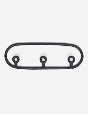 Black Trio Stoneware Coat Rack by SIN Ceramics
