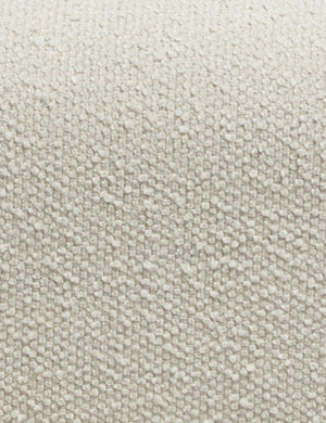 Ivory Basket Boucle Fabric Swatch