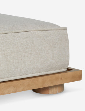 Corner of the Enola minimalist low daybed.