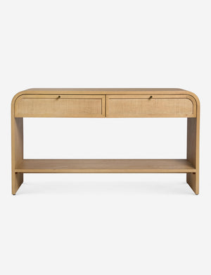 Open Box: Suzette Console Table, Natural Oak