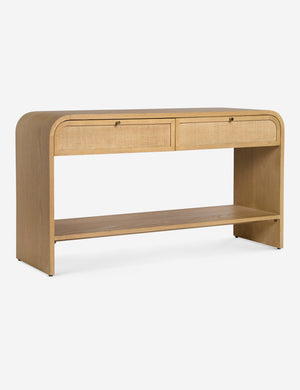 Open Box: Suzette Console Table, Natural Oak