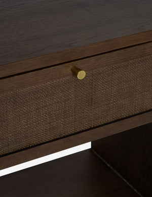 Open Box: Suzette Console Table, Smoked Oak