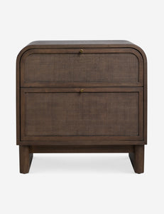 Open Box: Suzette Nightstand, Smoked Oak