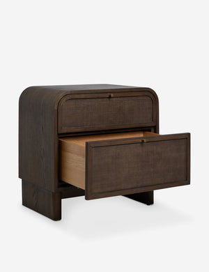 Open Box: Suzette Nightstand, Smoked Oak