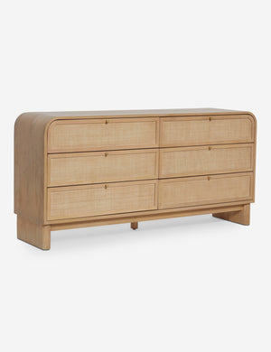 Open Box: Suzette Wide Dresser, Natural Oak