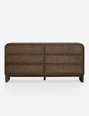 Open Box: Suzette Wide Dresser, Smoked Oak