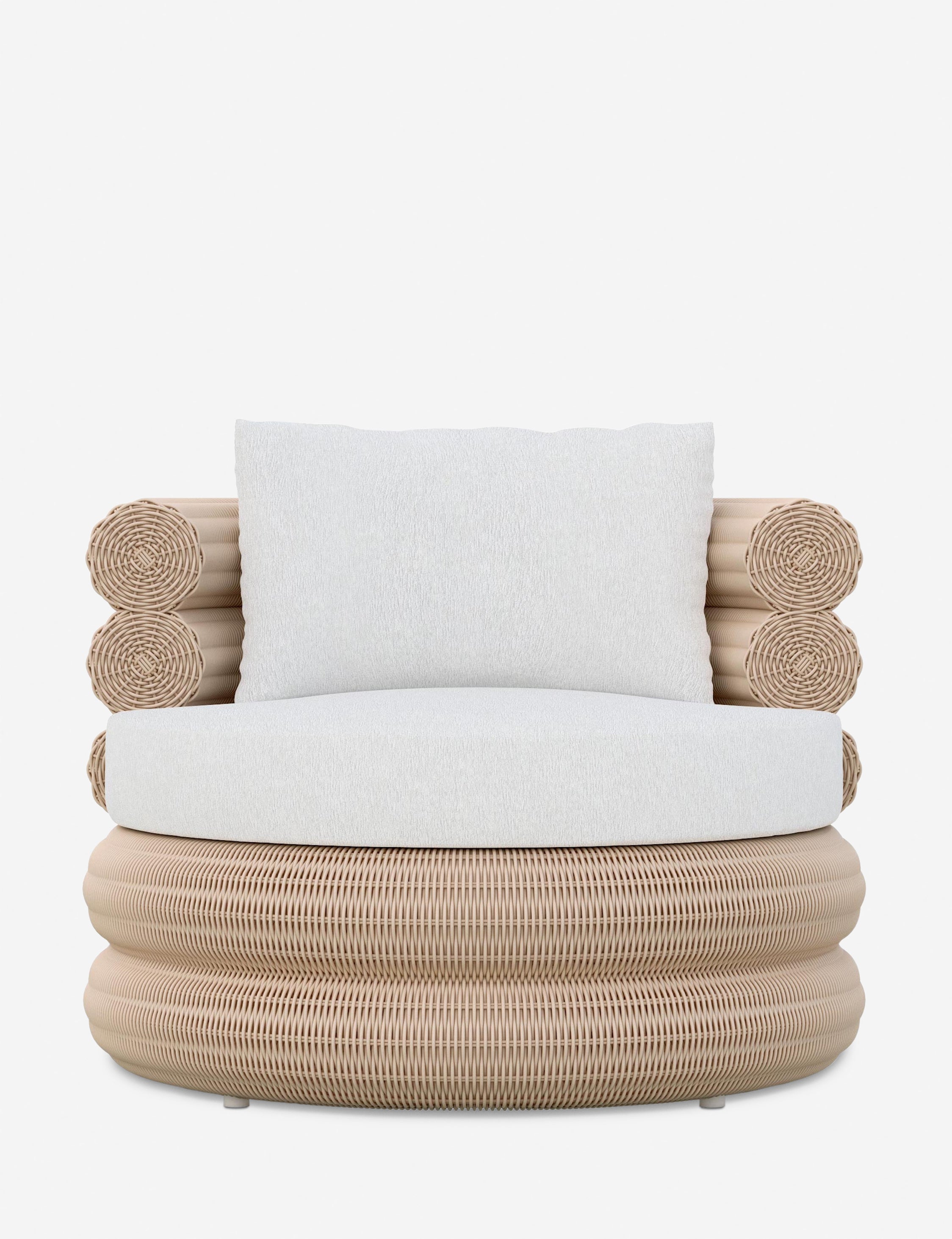 Castaneda Indoor / Outdoor Swivel Chair - Thumbnail 3