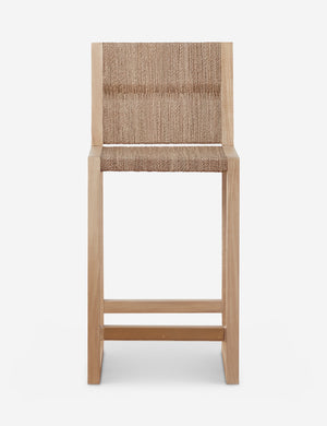 Maritza Woven Seagrass Counter Stool