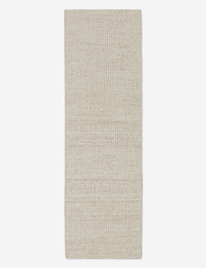 The Taos ivory rug in its runner size
