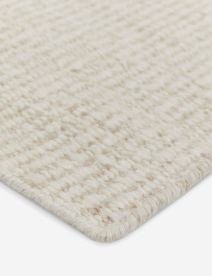 Taos Handwoven Wool Rug Swatch, Ivory