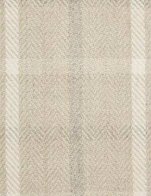 Amsing Flatweave Wool Rug, Pearl Swatch 5.5
