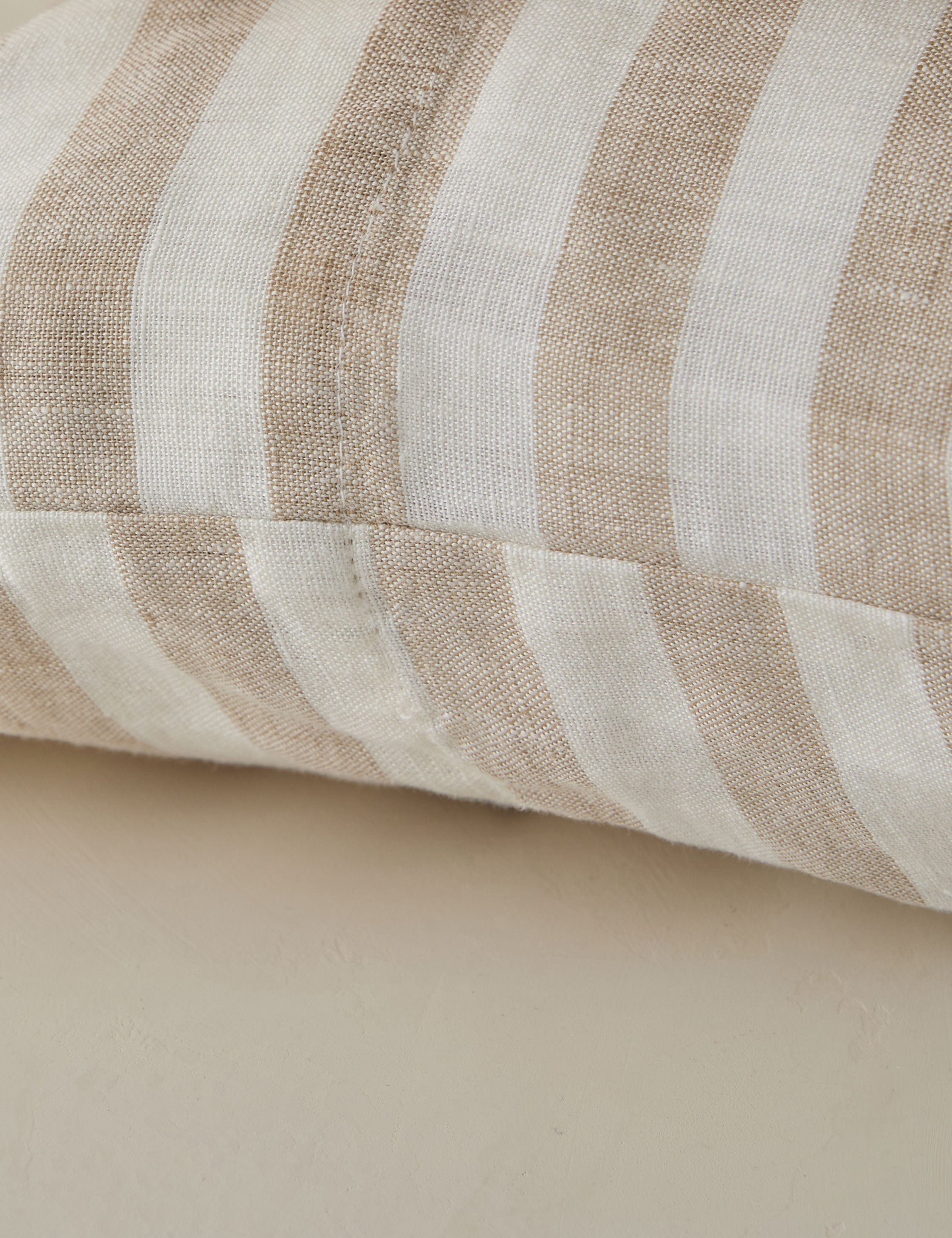 Thayer Striped European Flax Linen Pillowcases (Set of 2) - Thumbnail 4