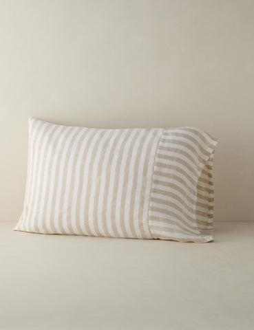 Thayer Striped European Flax Linen® Bedding Collection
