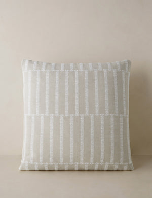 Thisbe offset stripe throw pillow.