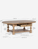 Topia Oval Coffee Table by Ginny Macdonald
