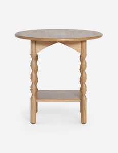 Open Box: Topia Round Side Table, Natural by Ginny Macdonald